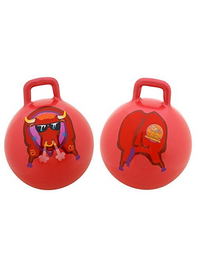 WALIKI Toys Hopper Ball For Kids (Hippity Hop Ball Hopping Ball Bouncy Ball With Handles Sit & Bounce Kangaroo Bouncer Jumping Ball Red Pump Included) (Ages: 16101 (29/75Cm)) - Image 4