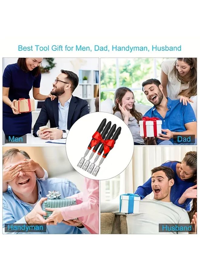 Heavy Duty 3 in 1 Retractable Magnetic Pickup Tool with Anti Slip Grip - Image 5