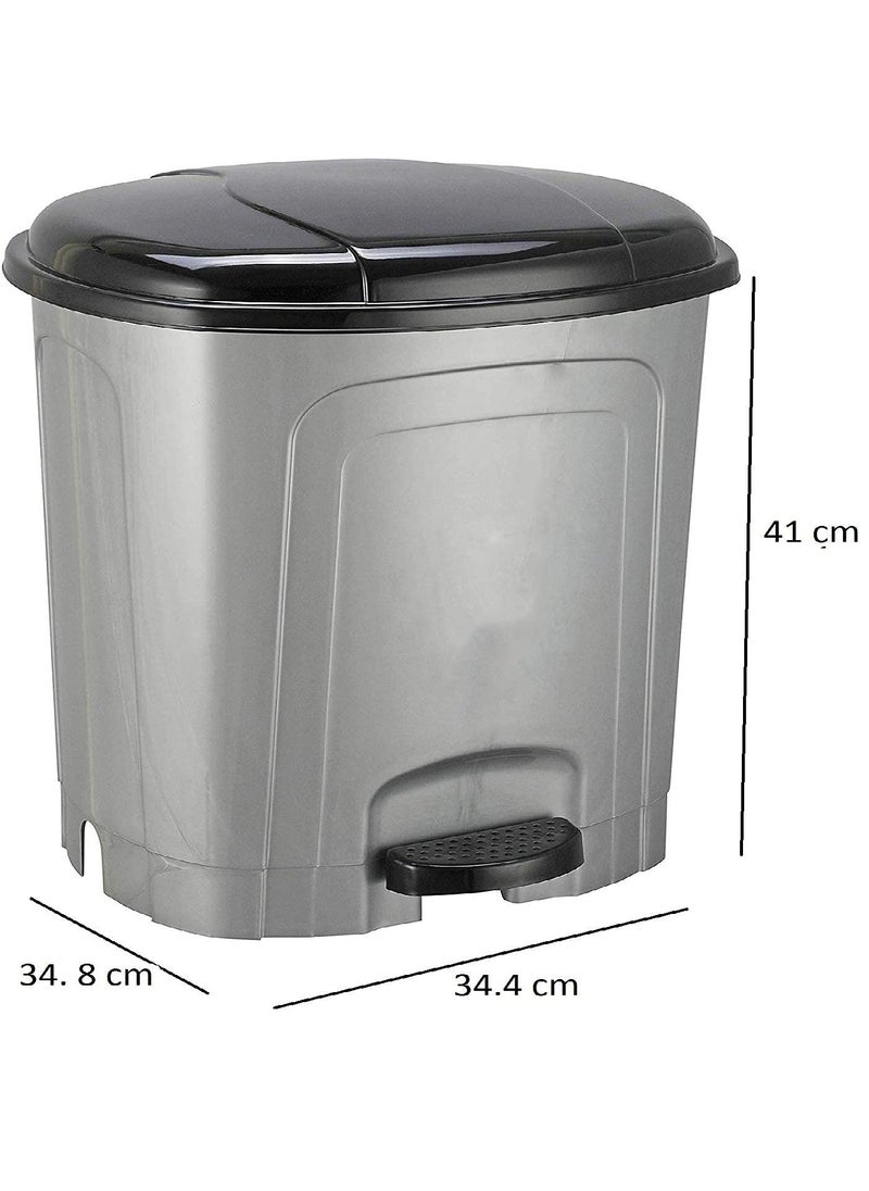 AIR O MATIC AIR O MATIC Go Clean Pedal Waste Garbage Bin Modern Design Plastic Dustbin 23Ltr  - Image 4