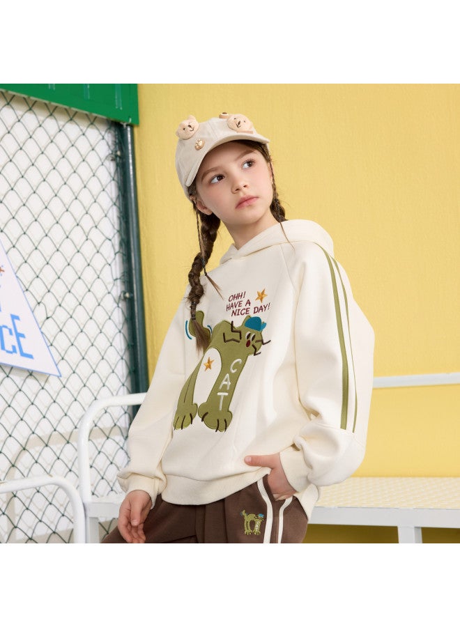 مكد 【مجموعة】مجموعة ربيعية جديدة للفتيات، ستايل مدرسي، مجموعة رياضية للجري بسترة برسوم كرتونية للأولاد والأطفال الأكبر سنًا - Image 3