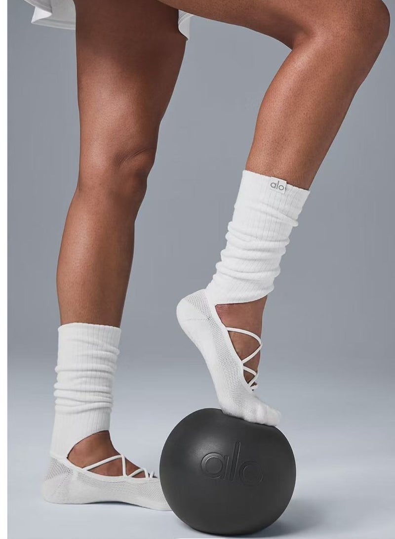 alo yoga classic yoga socks cross-back non-slip socks Pilates floor socks - Image 2