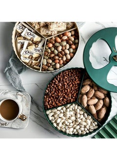ZCM-HAPPY 3 Layer Fruit Plate and Snack Storage Box with Creative Light Luxury Design for High-End Homes  - Image 2
