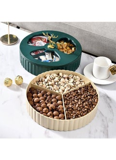 ZCM-HAPPY 3 Layer Fruit Plate and Snack Storage Box with Creative Light Luxury Design for High-End Homes  - Image 3
