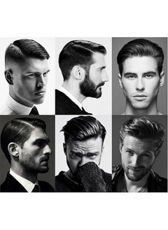 General Men's Hair Comb Set, 5 Pieces Men's Styling Comb, Wide-Tooth Comb, Beard Straightener, Hair Straightener, Hairstyling Comb, Black Plastic Comb  - Image 5