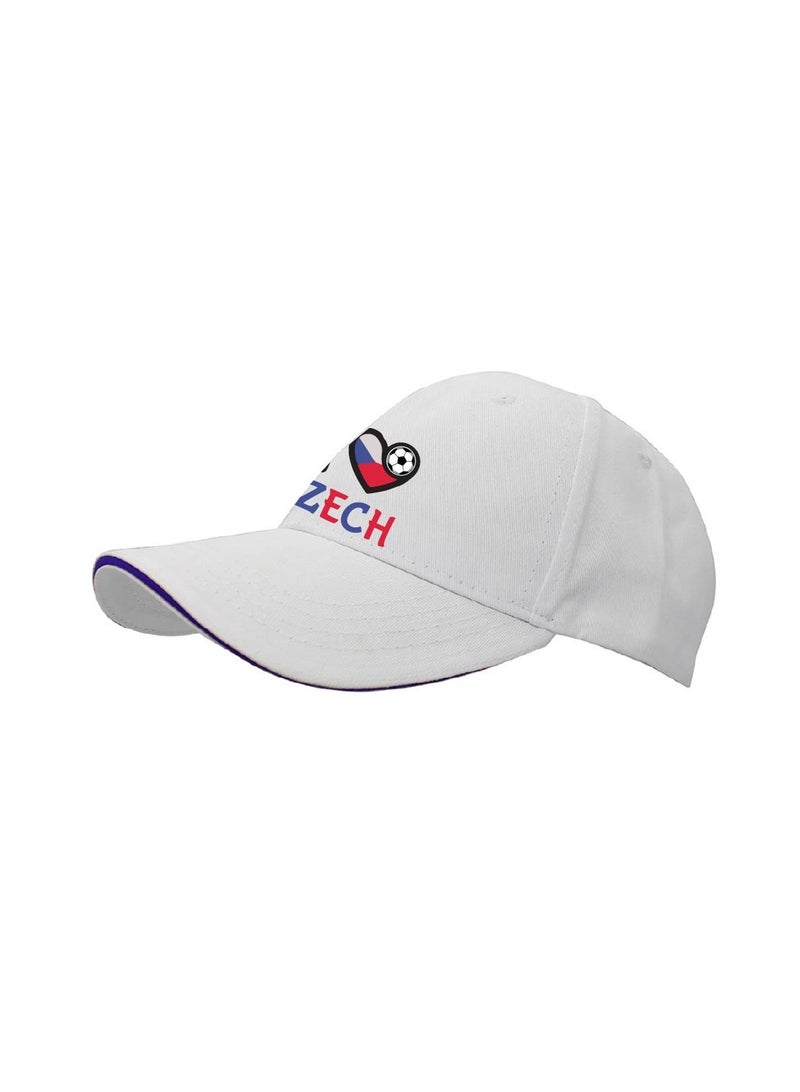 PRINTSHOP4ME Czechia Unisex Adult Football Cap for Both Men and Women With Metal Adjustable Buckle Closure - Perfect for Football Fans, Match Days, Outdoor Activities, and Everyday Wear - Image 2