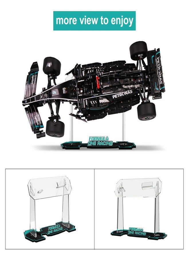NAOCARD Acrylic Display Stand for Lego Technic Mercedes-AMG F1 W14 E Performance Race Car Building Set (Stand Only, No Model), Display Bracket for Lego 42171 Race Car Model - Image 5
