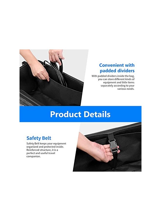 Neewer - Photo Studio Equipment Rolling Bag 40.1x 11.8 x 11.8inches/102x 30x 30centimeters Trolley Carrying Case with Padded Compartment for Light Stand, Tripod, Strobe Light, Umbrella, Photo Studio etc - Image 1