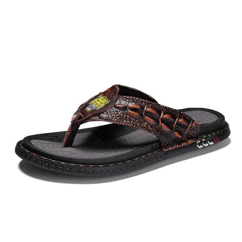 Fujian Manufacturer Men'S Trendy Outdoor Flip-Flops Large Size Non-Slip Men'S Sandals - Image 2