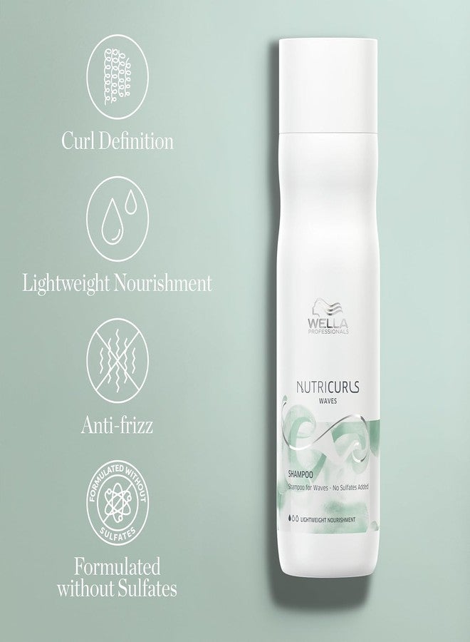 Wella Professionals Nutricurls Shampoo + Conditioner Set for Waves, Formulated with Nourish-In Complex, Nourish and Define Waves, Sulfate Free Hair Care Regimen - Image 5