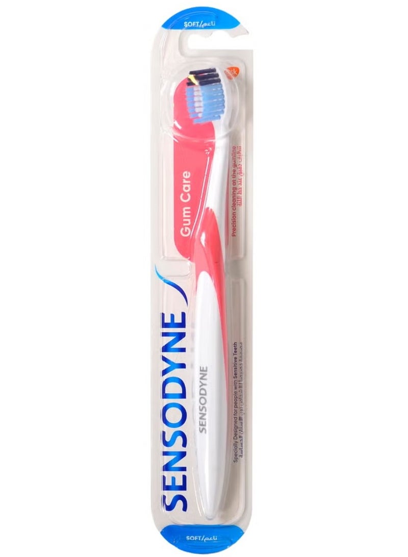 سنسوداين فرشاة أسنان للعناية باللثة للأسنان الحساسة - ناعمة متعددة الألوان