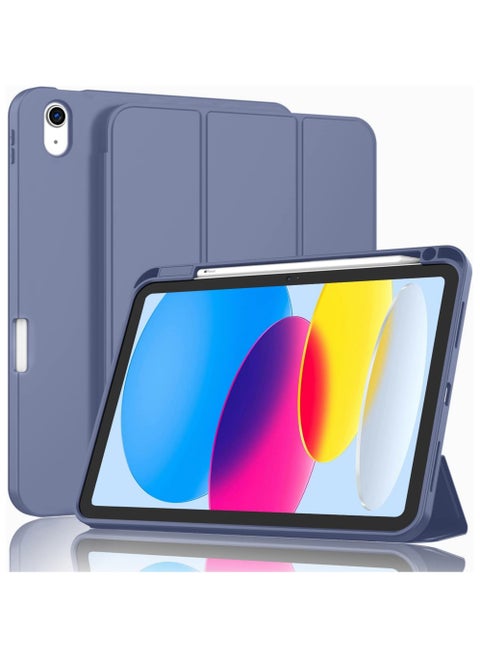 Case for iPad (A16) 11th 11 inch 2025 Gen iPad 11 Case/Case for iPad 10th Generation 10.9 Inch 2022 Built-in Pencil Holder Flexible Back Cover,Trifold Stand, Auto Sleep Wake Rebound Series for iPad 2022 Model A2696 A2757 A2777 10th Gen 10.9 Inch/iPad 11th Gen 11" 2025 A3354, A3355, A3356