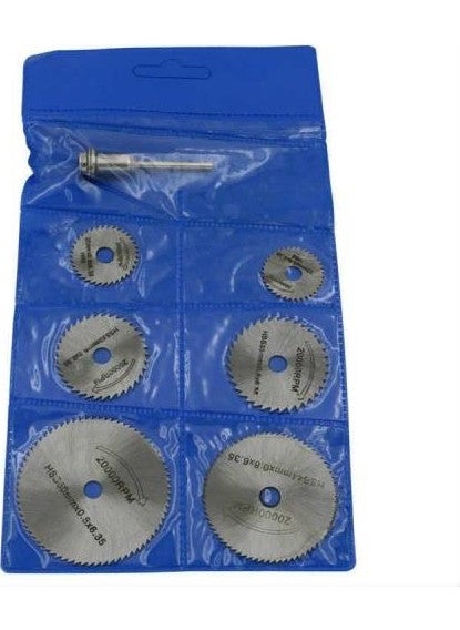 Mini - Circular Saw Blade 7 Piece Set Rotary Dremel for Wood, Plastic, Laminate and Aluminum - Image 1