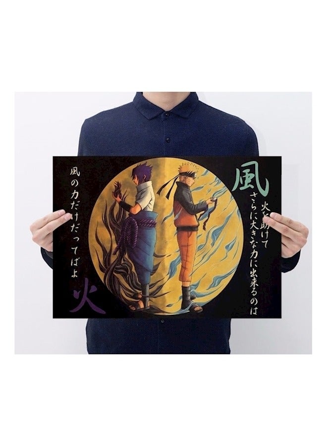 Naruto Anime Home Decor Wall Kraft Poster