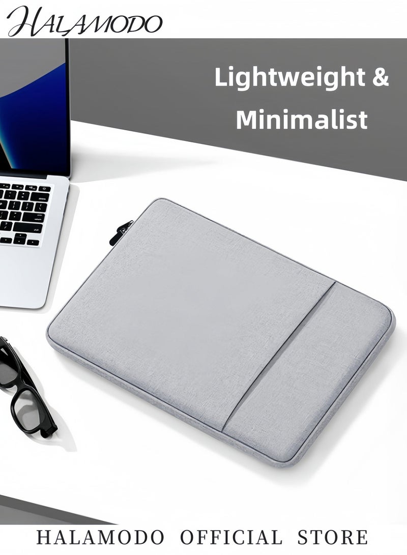 Halamodo Laptop Sleeve Bag Fits Laptops up to 14Inch Cover Pouch Case Padded Laptop Inner Bag for Microsoft Surface Pro 9 & HP Stream 14 & iPad Pro & Samsung Chromebook & Macbook - Image 3