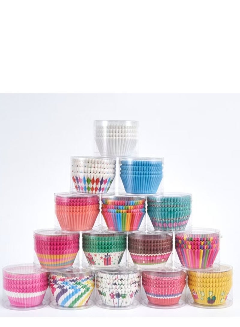 100Pcs/set  Cupcake Baking Paper Cases Cake Box,Disposable Muffins Baking Cupcake Mould 6.8x5x3cm - Rabbit - Image 4