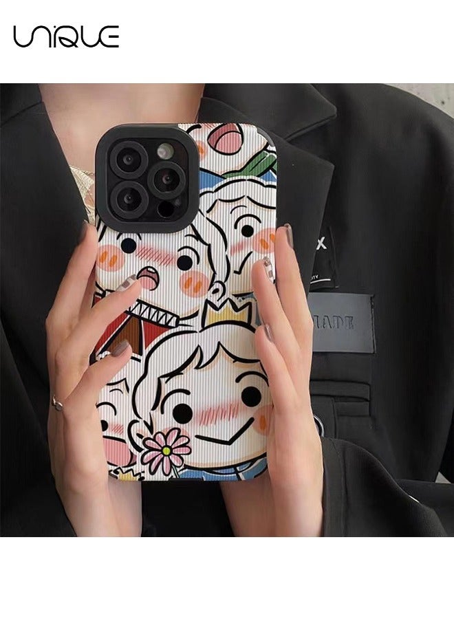 Unique Compatible with iPhone 15 Pro Max Cases, Prince Poggy Cases, Cartoon Character Cases - Stylish and Cute Phone cases - TPU Drop Protection - Image 4