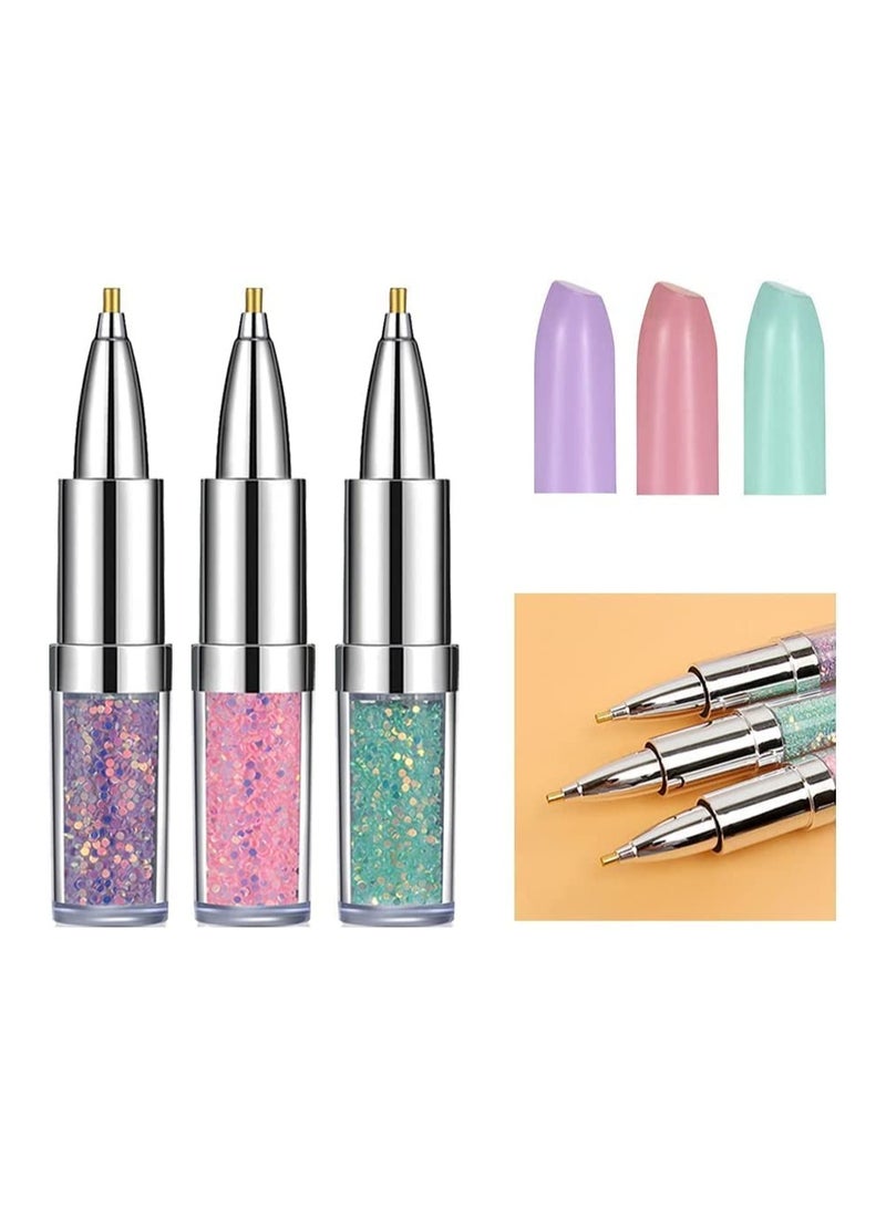 كابتن تيك 3 Pcs 5D Diamond Painting Drill Pen Diamond Painting Tools Point Drill Pen for Adult and Kids Diamond Painting DIY Craft Nail Art Cross Stitch Accessories - Image 2