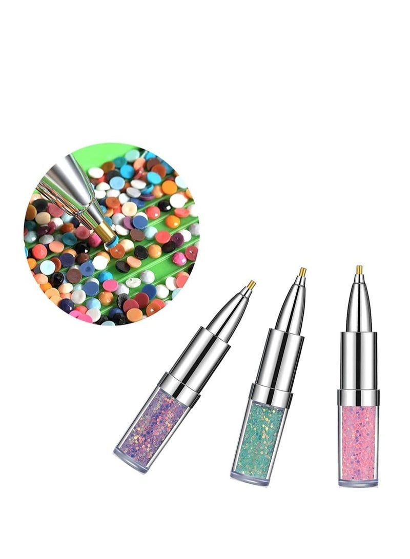 كابتن تيك 3 Pcs 5D Diamond Painting Drill Pen Diamond Painting Tools Point Drill Pen for Adult and Kids Diamond Painting DIY Craft Nail Art Cross Stitch Accessories - Image 5