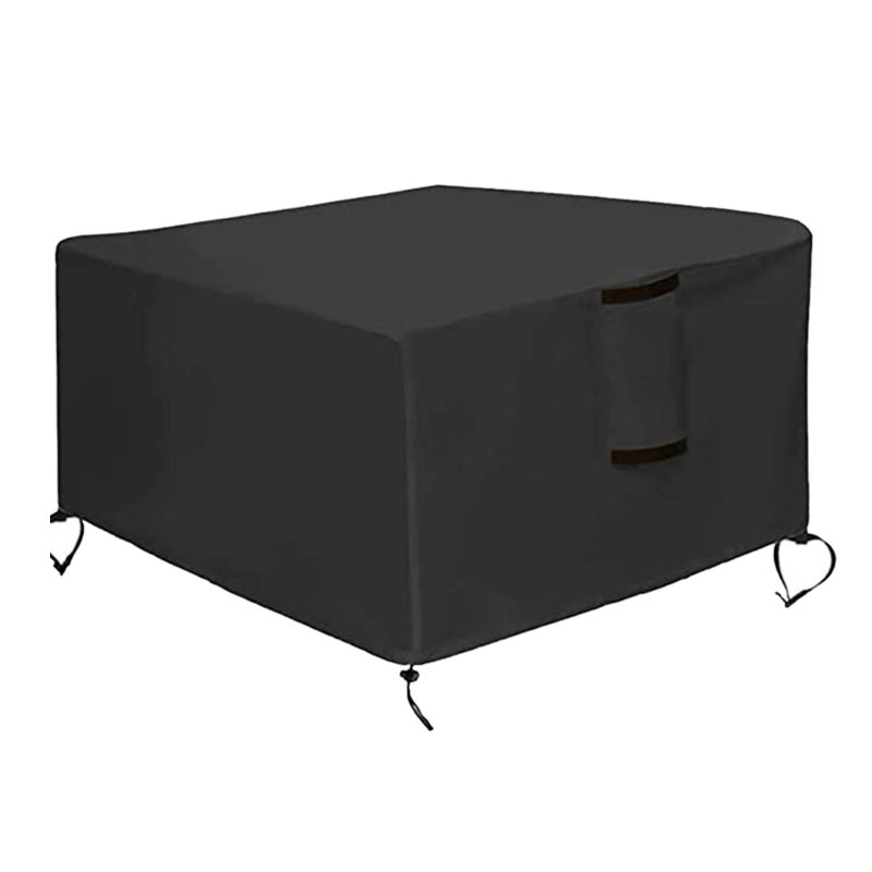Fire Pit Cover Waterproof Firepit Square Cover Windproof Ripstop Firepit Table Outdoor Fireplace Cover - Image 1