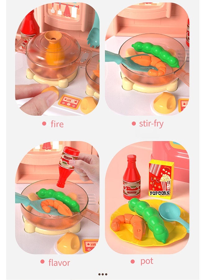 Kitchen Playset for Kids,Simulation Kitchen Cooking Play Set, Rich Realistic Details ,Separable Design Kids Pretend Kitchen Toys,Play Kitchen Toys Set For Toddlers Indoor Games,toys for boys,toys and games - Image 5