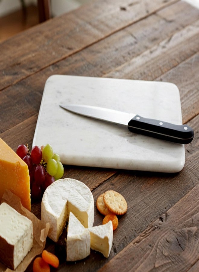KLEO Marble Chopping Board Cutting Board Cheese Platter - Can Be Used As Cheese Salami Cold Meat Platter, White - Image 2