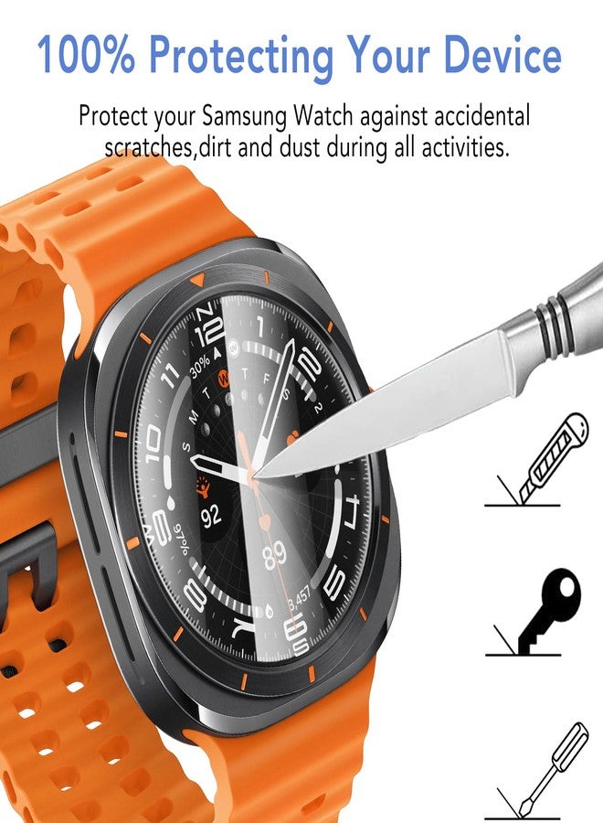 SPGUARD 2 Pack Samsung Galaxy Watch Ultra 47mm(2025/2024) Screen Protector,Auto-alignment Installation Kit Accessories Tempered Glass Screen Protector for ONLY Samsung Galaxy Watch Ultra 47mm(2025/2024) - Image 5