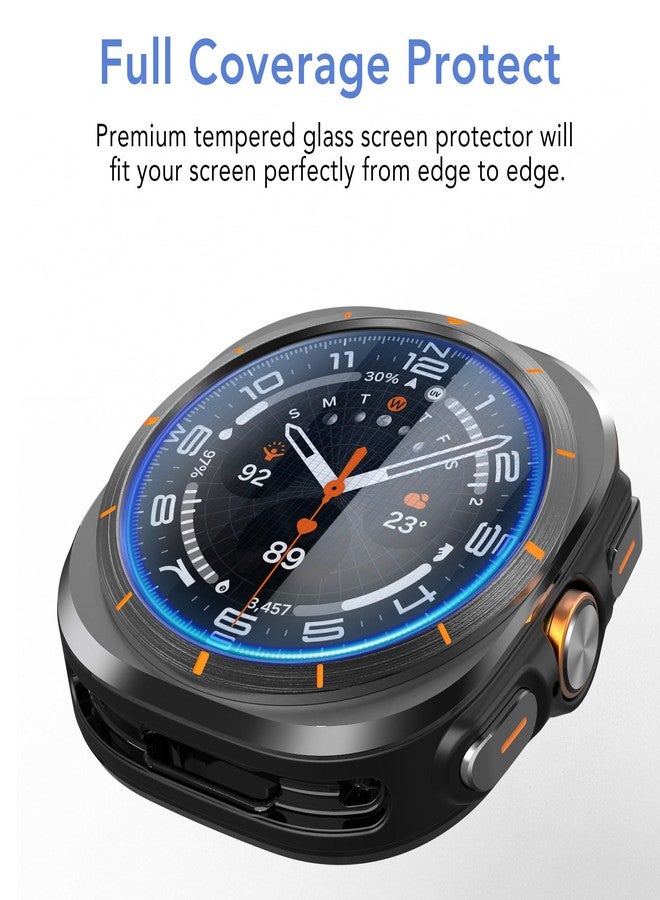 SPGUARD 2 Pack Samsung Galaxy Watch Ultra 47mm(2025/2024) Screen Protector,Auto-alignment Installation Kit Accessories Tempered Glass Screen Protector for ONLY Samsung Galaxy Watch Ultra 47mm(2025/2024) - Image 4