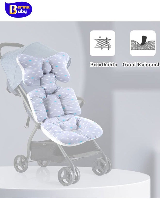Berma Baby Kids Stroller Cushion Comfortable Soft Available in Cotton Cushion Pads Cart Mat for Car Stroller Pushchair Accessory  - Image 4