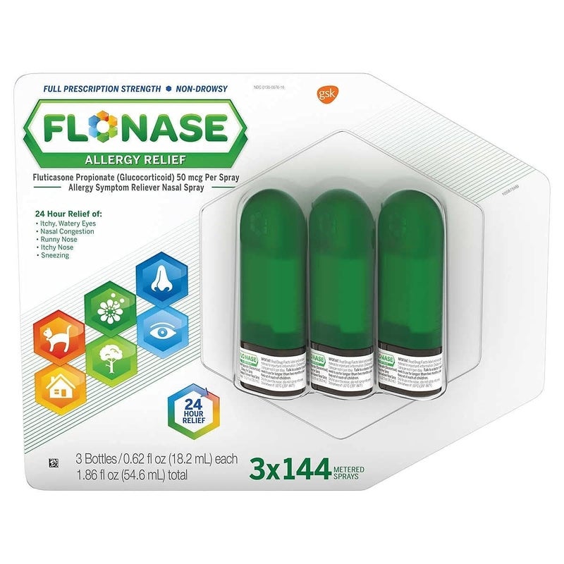 Flonase Allergy Relief Nasal Spray, 432 Sprays - Image 1