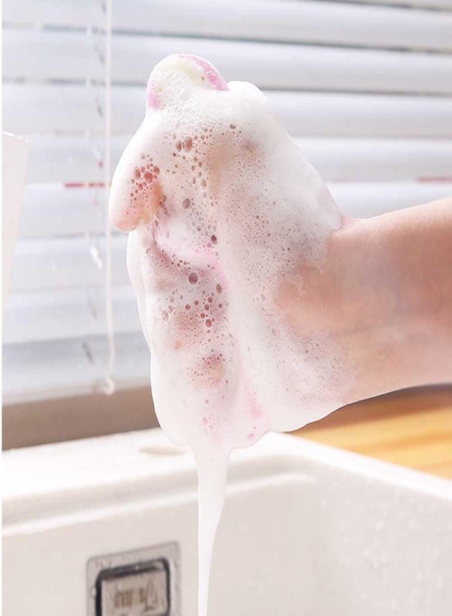 Teensery 20 Pcs Washing Dishes Sponges Double-Sided Dishwashing Sponge Scrubber Round Non-Scratch Scrub Sponges Pads Kitchen Cleaning Tools for Dishes, Pots, Pans, Sink, Basin - Image 4