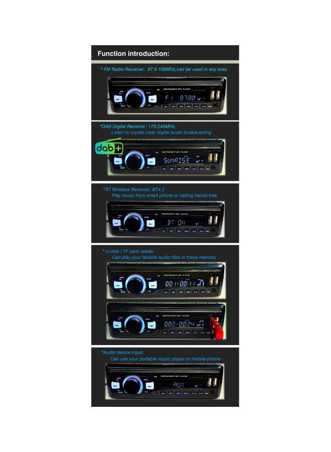 NIBEMINENT Car DAB Radio Player - Image 5