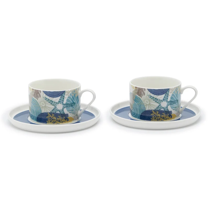 Simply Kitchen Casablanca Tea Cup & Saucer Set