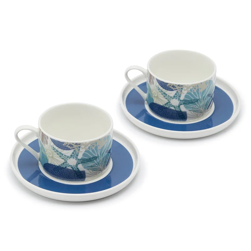 Simply Kitchen Casablanca Tea Cup & Saucer Set