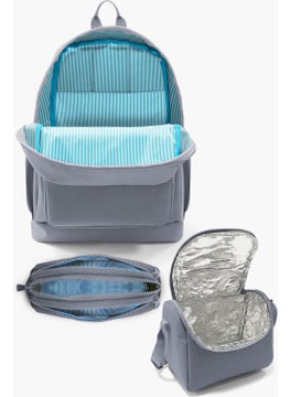 CORAL HIGH Kids Orange Gray Color Transition 3-Piece School Bag Set  - Image 3