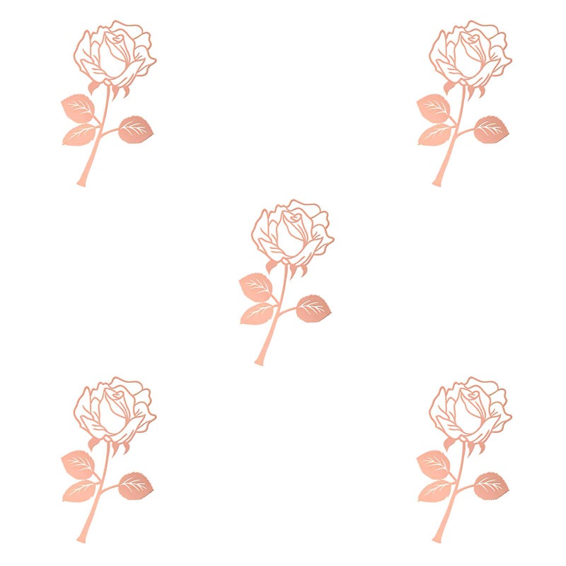 5pcs Metal Bookmark Flower Shaped Bookmark Delicate Students Bookmarker - Image 2