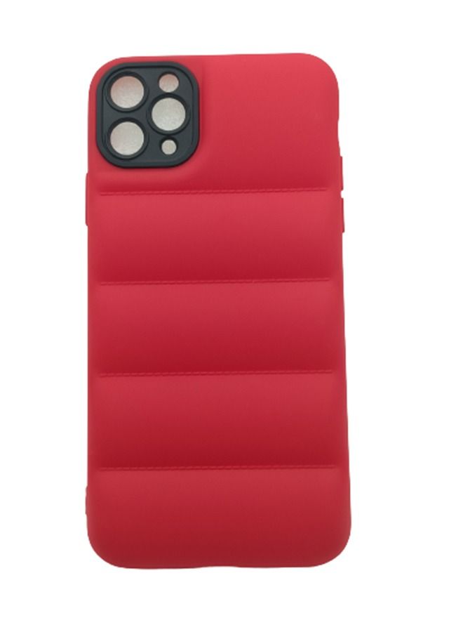 VR CREATIVE Red Puffer Jacket Case (Matte) for Apple iPhone 11 Pro Max - Image 3