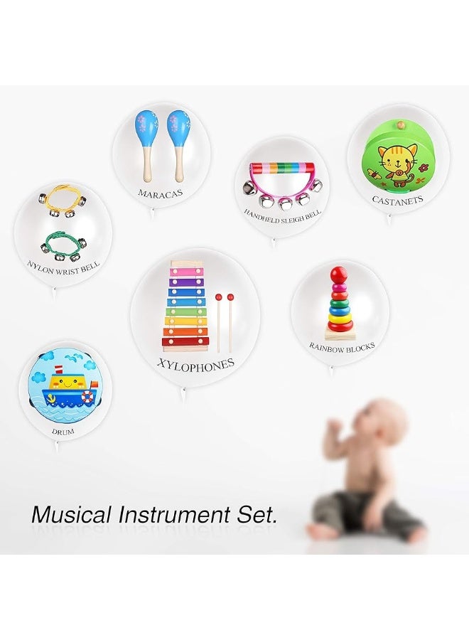 Childom Kids Musical Instruments For ToddlersBaby Musical Toys For ToddlersKid Toys For Girl GiftsFirst Birthday Gifts For BoysKids XylophoneMaracas For BabyWooden Instruments Toddler Toys With Bag - Image 3