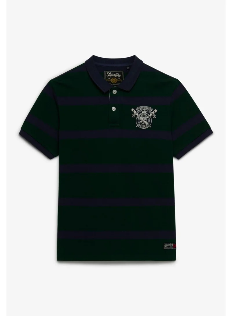 سوبر دراي Crest Stripe Polo Shirt
