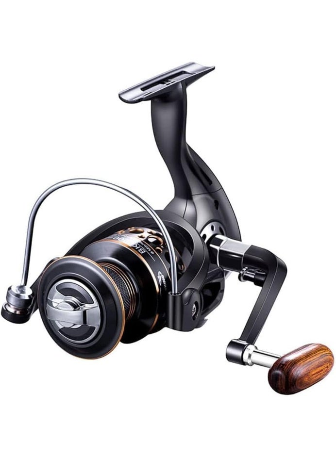 Soofam Spinning Reel, 13BB Saltwater Fishing Reel with Carbon Fiber Body, High Speed 5.2:1 Gear Ratio for Freshwater and Saltwater Fishing, Smooth Drag System for Beginners and Experts(Model:5000) - Image 1