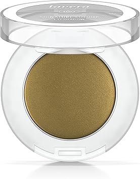 lavera Signature Colour Eyeshadow Golden Jade 07 intense colour payoff extra long hold easy to blend vegan natural cosmetics 2g - Image 4