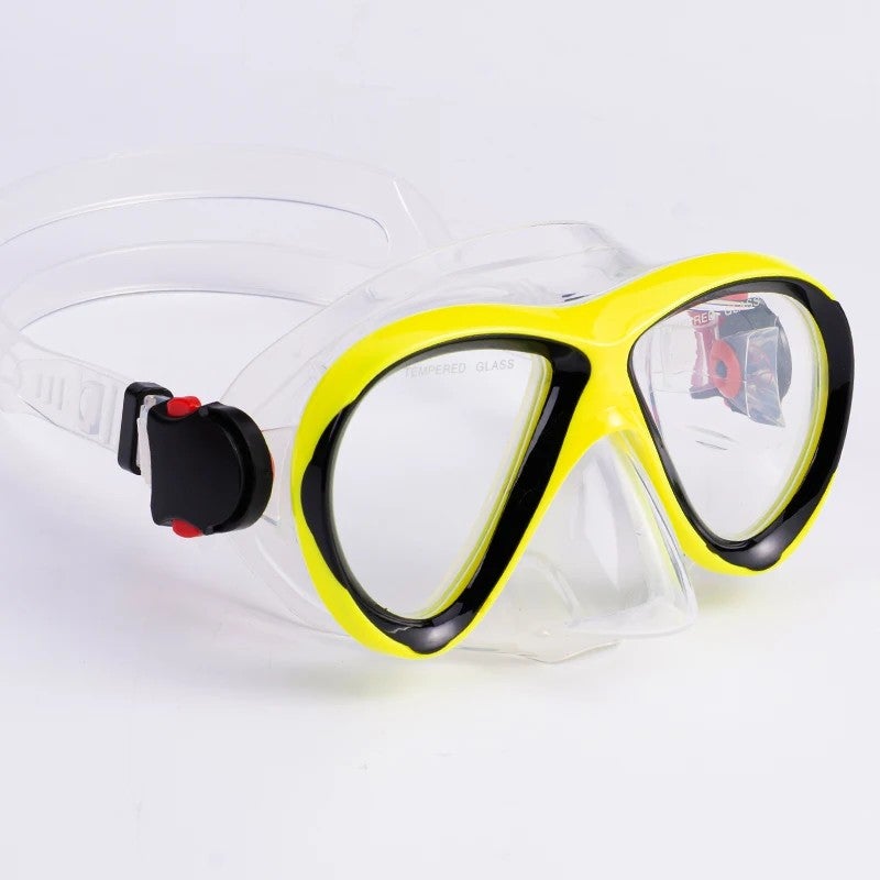 Bluejw Diving Mask Snorkeling Gear Kids Snorkel Mask  with Nose Cover for Scuba Free Diving - Image 2