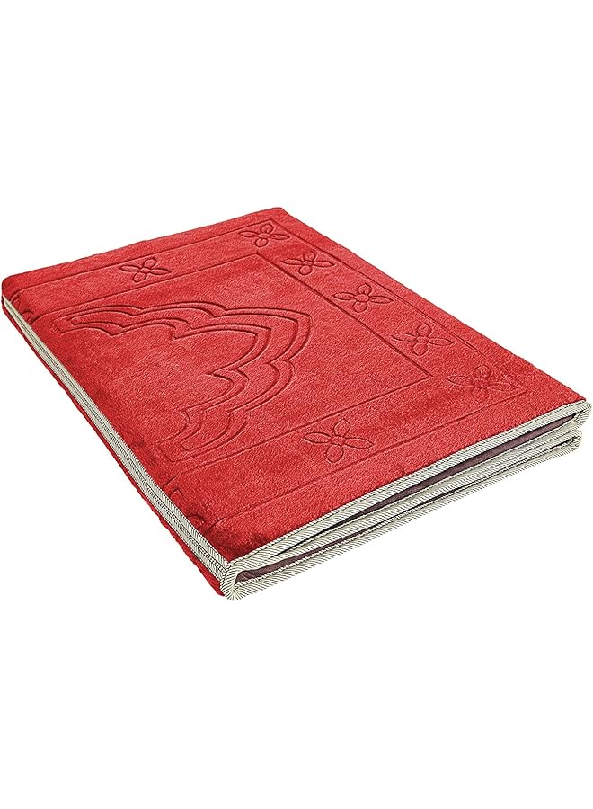erorex Floodable Praying Mat Foldable Meditation Mat With Back Rest Prayer Rug With Carrying Bag Poratble Cushioned And Padded Prayer Rug For Salah Size 110  - Image 5