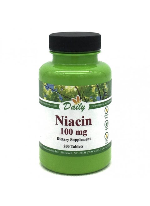 Daily's Niacin, Vitamin B3 (100 mg, 200 Tablets)