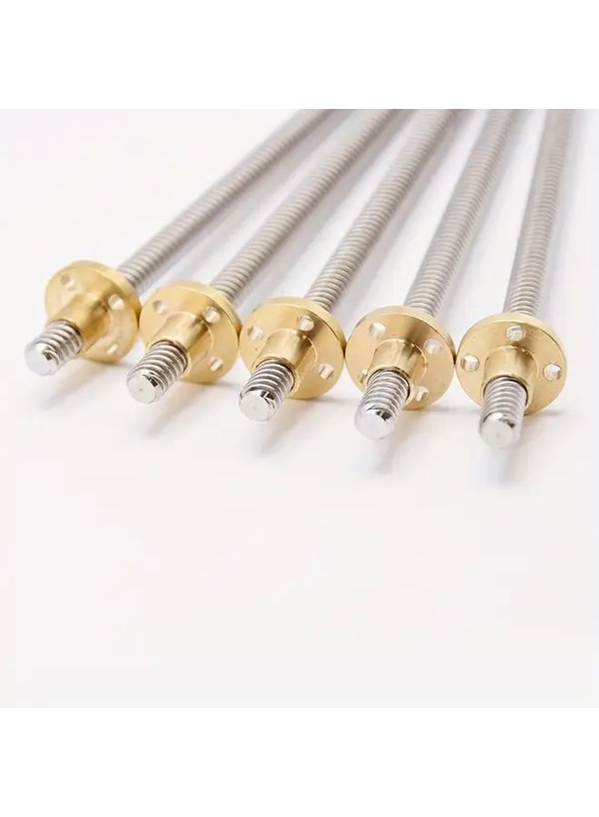2 Pcs Round Brass Nuts 500mm Tr8x8 Lead Screws For 3D Printer Z Axis CNC - Image 5