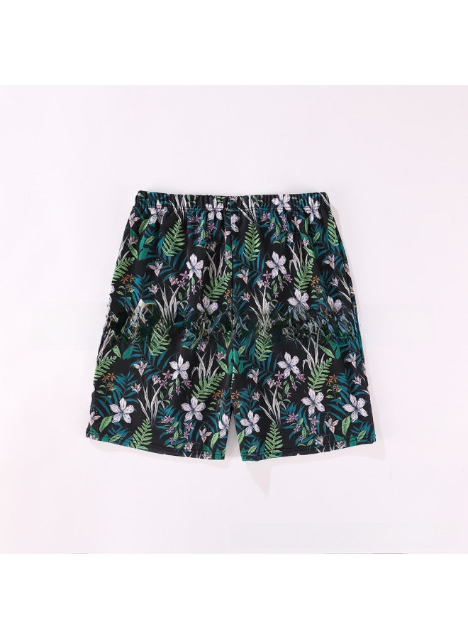 إسكدنيا التصميم الأصلي 2023 لباس سباحة من النايلون للأم والابنة والأب والابن الأوروبي والأمريكي لعائلة الوالدين والطفل - اللون: صورة بنفس اللون - - Image 4