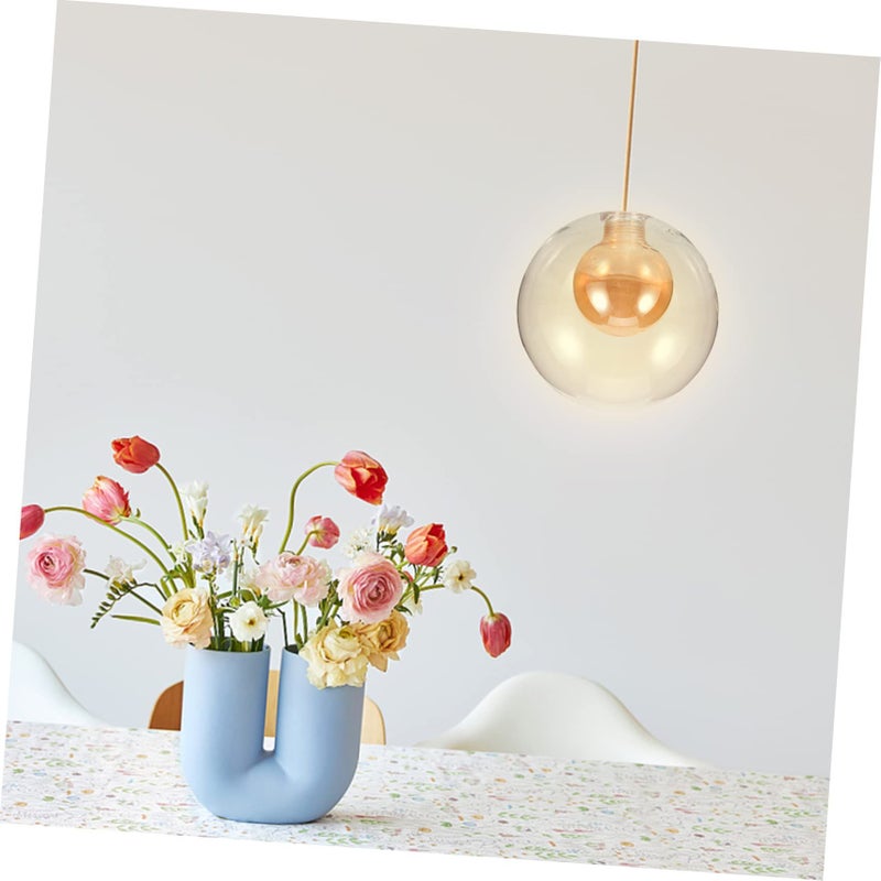 8X8X8 Cm Glass Lamp Shade Light Socket Stylish Chandelier Lampshade For Living Room Bedroom Dining Room - Image 4