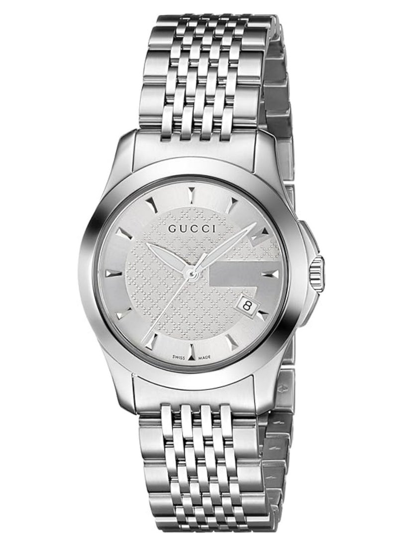 GUCCI - Gucci G-Timeless Women's Quartz Watch Silver - 27mm -YA126501 - Image 1