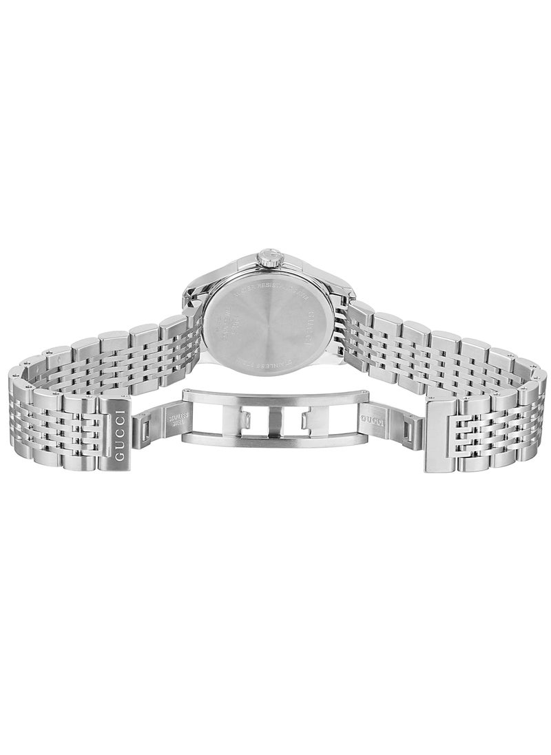 GUCCI - Gucci G-Timeless Women's Quartz Watch Silver - 27mm -YA126501 - Image 1