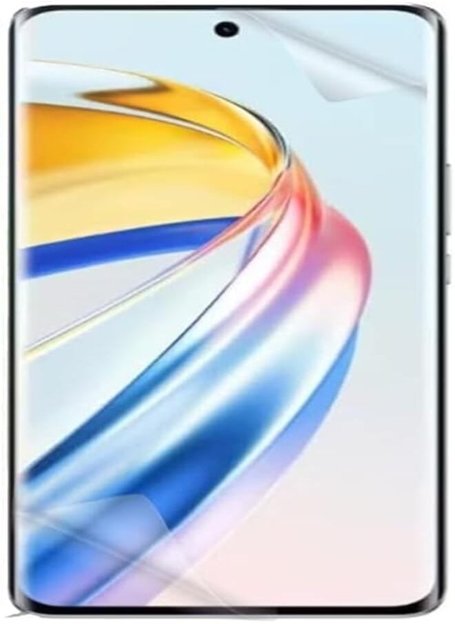 High Sensitivity Gelatin Screen Protector HD Clear Compatible with Honor x40, Transparent Soft TPU Protective Film Fingerprint Unlock (NOT Tempered Glass) 