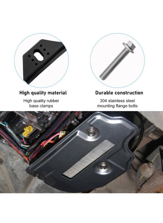 KISSUN Base Clamp Battery Hold Down, Car Battery Hold Down Kit with 304 Stainless Steel Bolt Kit, OEM 14005061 Base Clamp Battery Tie Down Replacement, Universal Car Accessories - Image 5